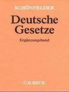 Schönfelder Deutsche Gesetze, Ergänzungsband, Grundwerk ohne Fortsetzung.