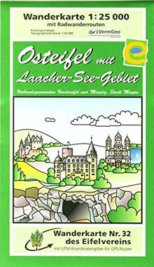 Osteifel: Wanderkarte 1:25000. Ausgabe 2008 (Karten des Eifelvereins)