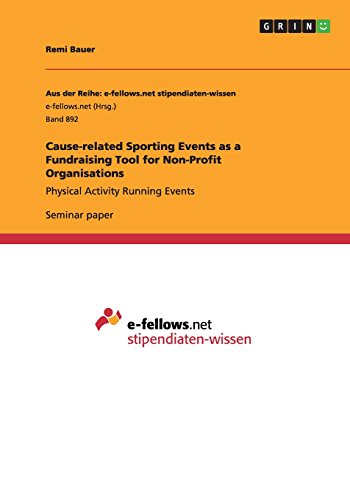 Cause-related Sporting Events as a Fundraising Tool for Non-Profit Organisations: Physical Activity Running Events