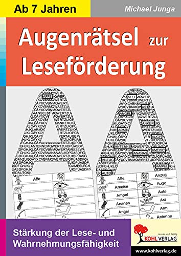 Augenrätsel zur Leseförderung: Stärkung der Lese- und Wahrnehmungsfähigkeit