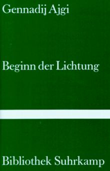 Beginn der Lichtung. Gedichte.