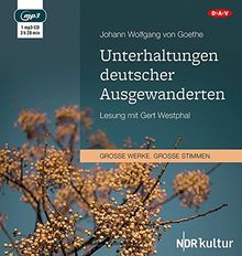 Unterhaltungen deutscher Ausgewanderten: Lesung mit Gert Westphal (1 mp3-CD)