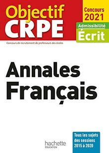 Annales français : admissibilité écrit, concours 2021
