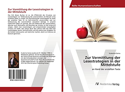 Zur Vermittlung der Lesestrategien in der Mittelstufe: an Hand der erstellten Texte
