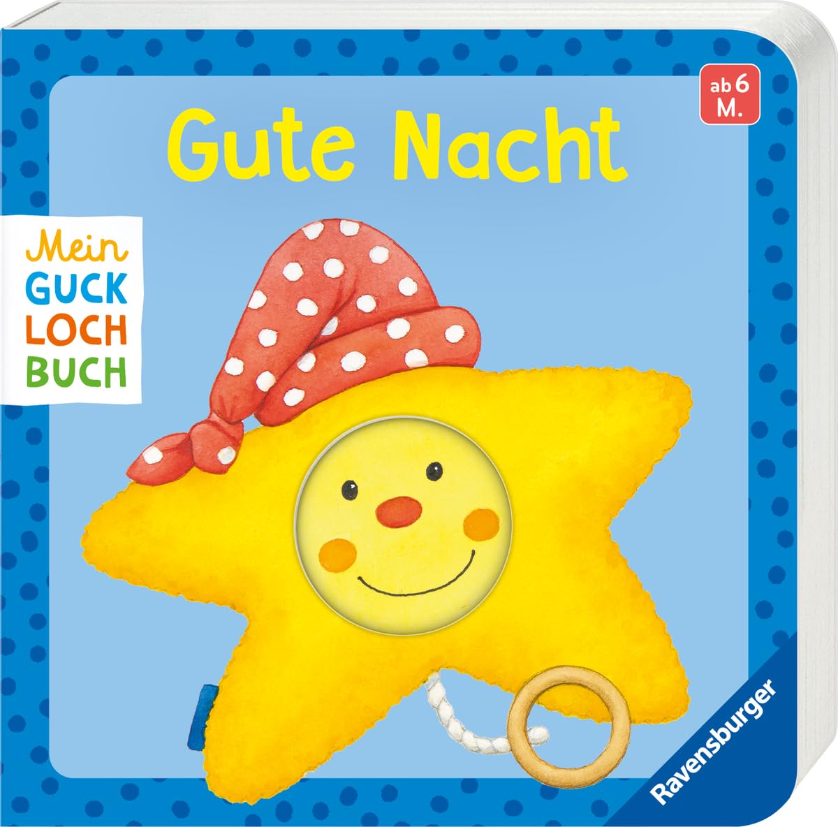 Mein Gucklochbuch: Gute Nacht, Pappbilderbuch für Kinder ab 6 Monaten, mit Spieleffekt