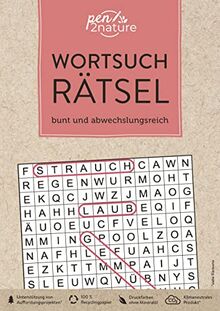 Wortsuchrätsel • bunt und abwechslungsreich: pen2nature: 100% Recyclingpapier • klimaneutrales Produkt • unterstützt Aufforstungsprojekte (pen2nature kids)