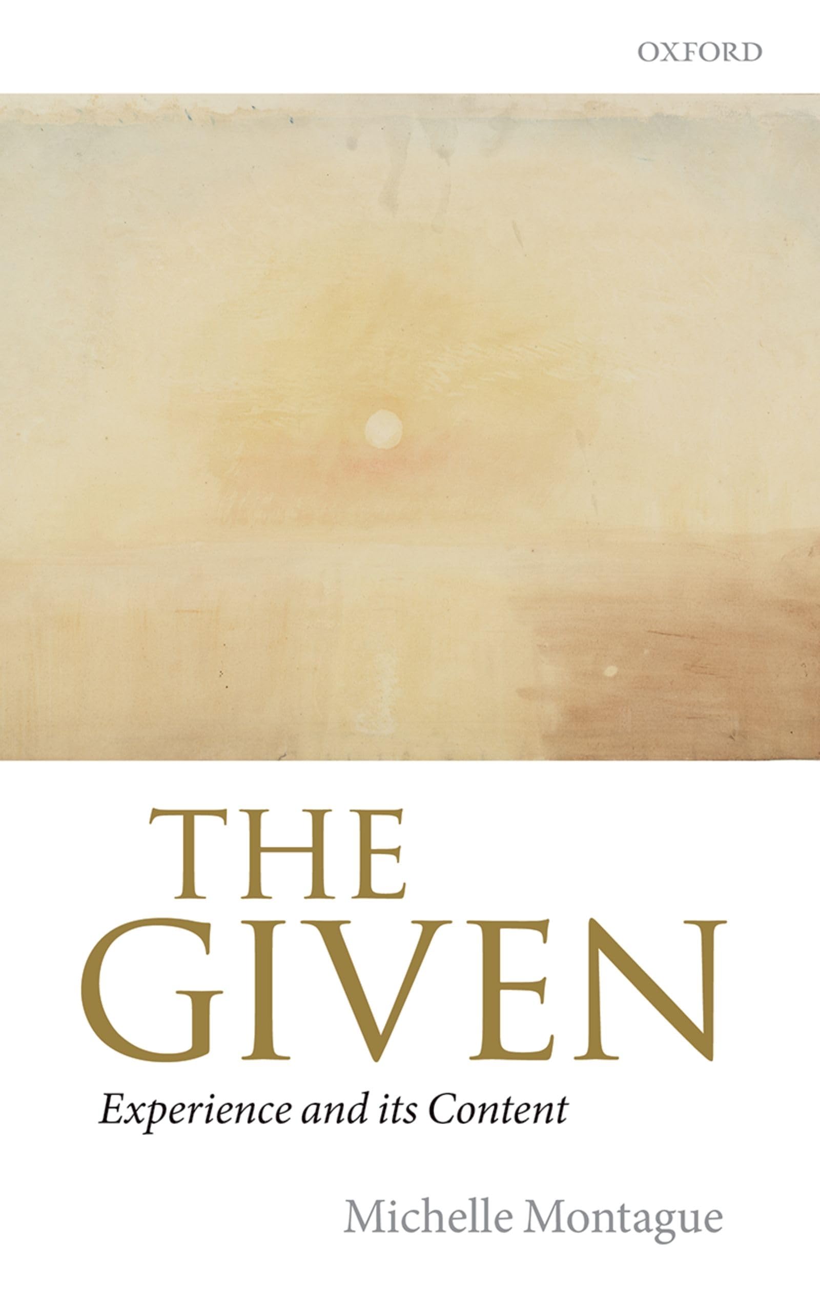 The Given: Experience and Its Content