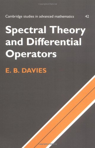 Spectral Theory and Differential Op (Cambridge Studies in Advanced Mathematics, Band 42)
