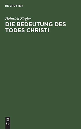 Die Bedeutung des Todes Christi: Ein Vortrag