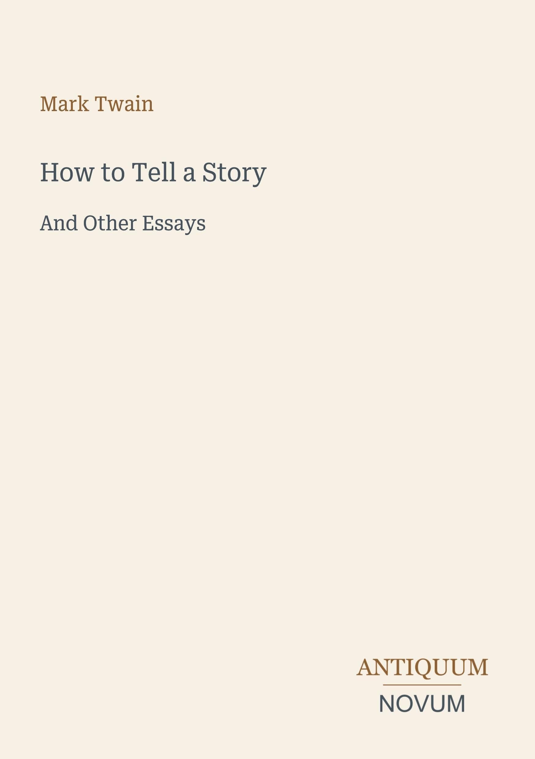 How to Tell a Story