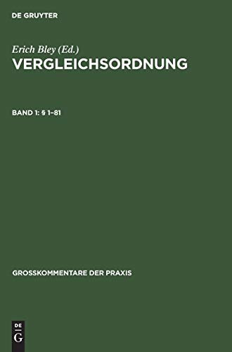 § 1–81 (Großkommentare der Praxis)