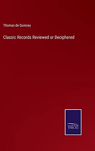 Classic Records Reviewed or Deciphered