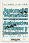 Automobil-Wörterbuch und Motorrad-Wörterbuch, Dtsch.-Engl./Engl.-Dtsch.