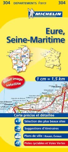 Eure, Seine-Maritime (Michelin kaart - lokaal Frankrijk (304))