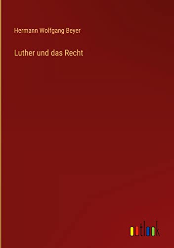 Luther und das Recht