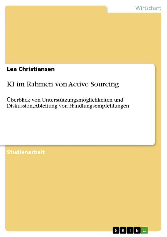 KI im Rahmen von Active Sourcing