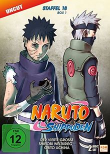 Naruto Shippuden - Der vierte große Shinobi Weltkrieg - Obito Uchiha - Staffel 18.1: Episode 593-602 - uncut [2 DVDs]