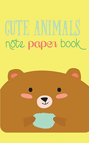 Journal Jungle Publishing Cute Animals Note Paper Book, 120-page Scrap Paper Notebook For Recording Notes (5 X 8 Inches - Pocket-sized)