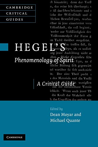 Dean Moyar Hegel's Phenomenology Of Spirit, A Critical Guide (Cambridge Critical Guides)