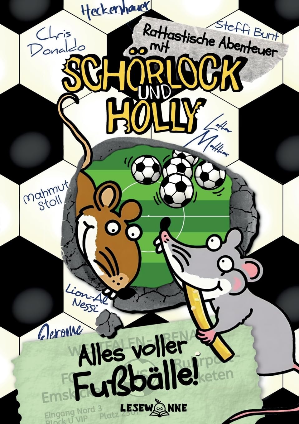 Alles voller Fußbälle!: Rattastische Abenteuer mit Schörlock und Holly | Band 2 | Leseleichter Fußballspaß