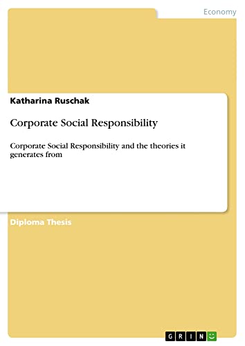 Corporate Social Responsibility: Corporate Social Responsibility and the theories it generates from
