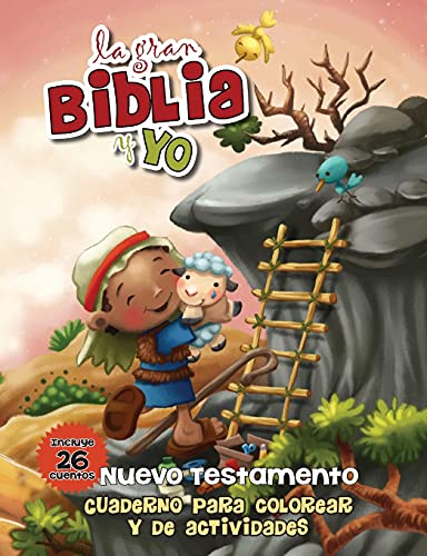 Nuevo Testamento - Cuaderno para colorear y de actividades: La gran Biblia y yo