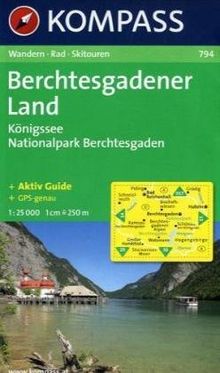 Berchtesgadener Land 1 : 25 000: Königssee, Nationalpark Berchtesgaden. Wandern / Rad / Skitouren. GPS-genau