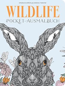 Wildlife - Pocket-Ausmalbuch