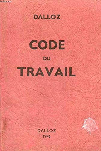 Code Du Travail (petits Codes Dalloz)
