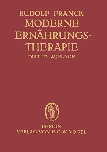 Moderne Ernährungstherapie für die Praxis des Arztes