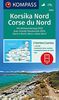 Korsika Nord, Corse du Nord, Weitwanderweg GR20: 3 Wanderkarten 1:50000 im Set inklusive Karte zur offline Verwendung in der KOMPASS-App. Fahrradfahren. (KOMPASS-Wanderkarten, Band 2250)