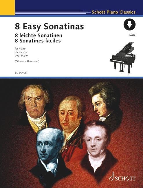 8 leichte Sonatinen: von Clementi bis Beethoven. Klavier. (Schott Piano Classics)