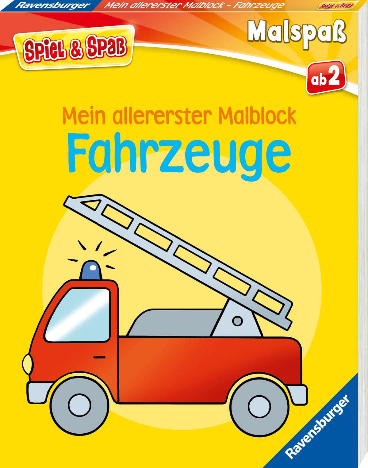 Spiel & Spaß - Mein allererster Malblock: Fahrzeuge