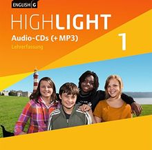 English G Highlight - Hauptschule: Band 1: 5. Schuljahr - Audio-CDs: Audio-Dateien auch als MP3