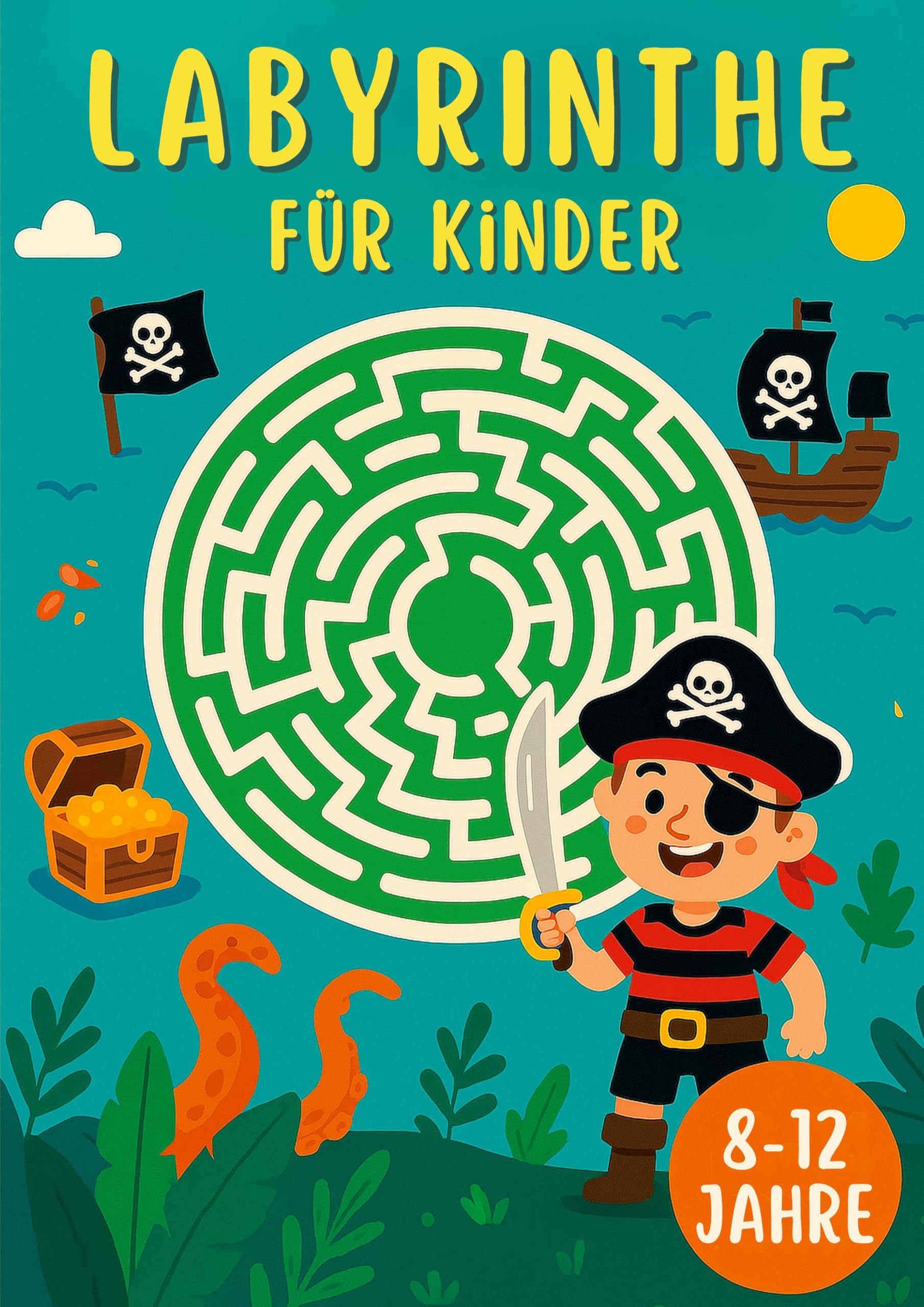 Labyrinthe für Kinder 8-12 Jahre: 200 Labyrinthe zur Förderung deiner Kreativität und Konzentration!