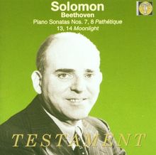 Solomon spielt Beethoven (Sonaten Nr. 7, 8, 13, 14) (Aufnahmen 1951-1956)