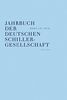 Jahrbuch der Deutschen Schillergesellschaft. Internationales Organ... / Jahrbuch der Deutschen Schillergesellschaft: Internationales Organ für Neuere Deutsche Literatur