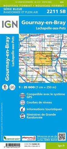Gournay-en-Bray.Lachapelle-aux-Pots 1:25 000