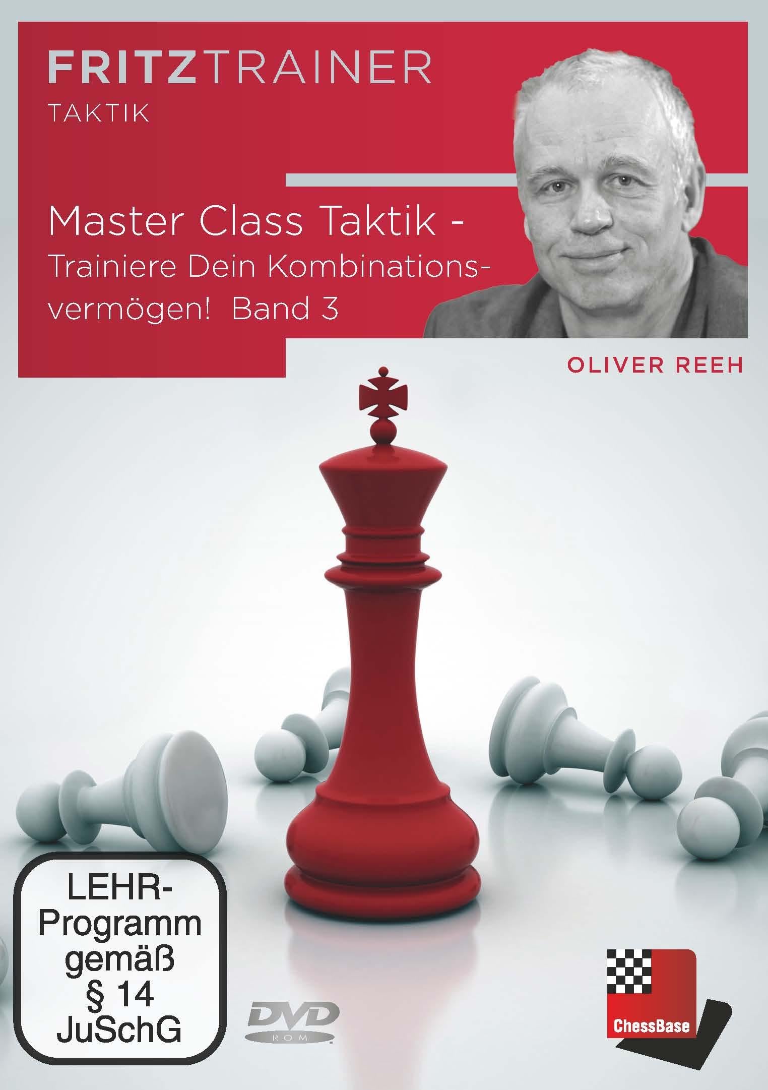 Master Class Taktik - Trainiere Dein Kombinationsvermögen! Band 3: Fritztrainer- Interaktives Video-Schachtraining