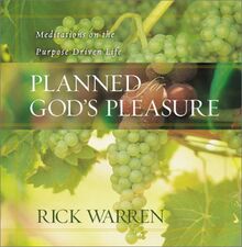 Planned for God's Pleasure!: Meditations on the Purpose-Driven Life with CD (Audio) von Warren, Rick | Buch | Zustand akzeptabel
