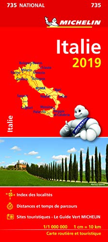 Carte Italie Michelin 2019