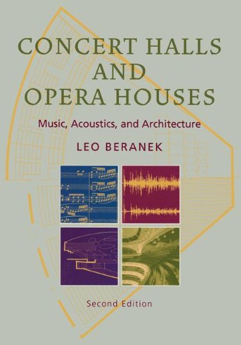 Leo Beranek Concert Halls And Opera Houses, Music, Acoustics, And Architecture