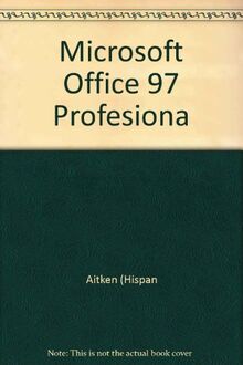 Microsoft Office 97 Profesiona de Aitken (Hispan | Livre | état bon