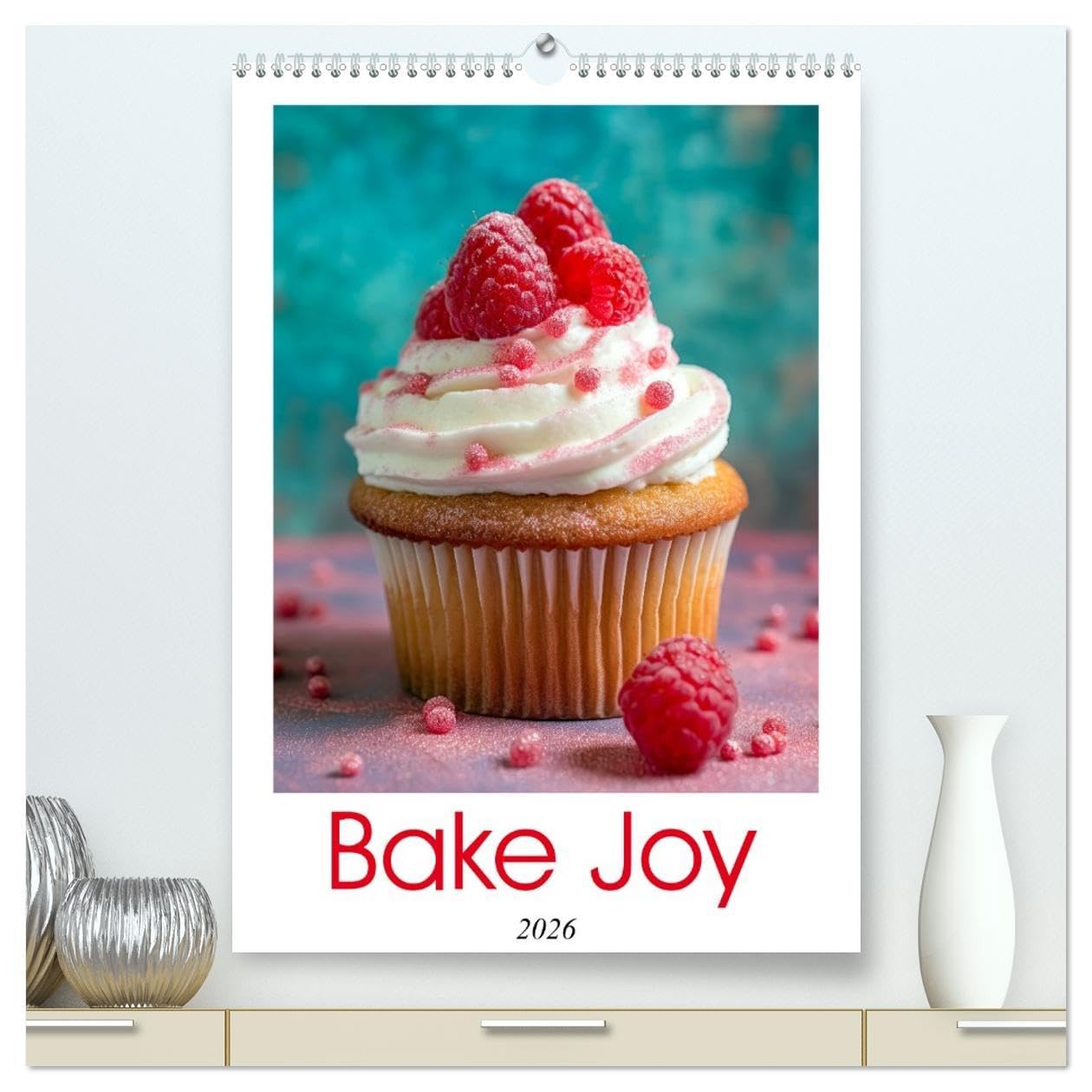 Bake Joy (High Quality Premium Wall Calendar 2026 DIN A2 portrait),CALVENDO 12 Month Wall Calendar: Embark on a delightful journey through the ... in a plethora of irresistible flavors.
