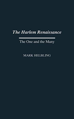 Harlem Renaissance: The One and the Many (Contributions in Afro-american & African Studies)