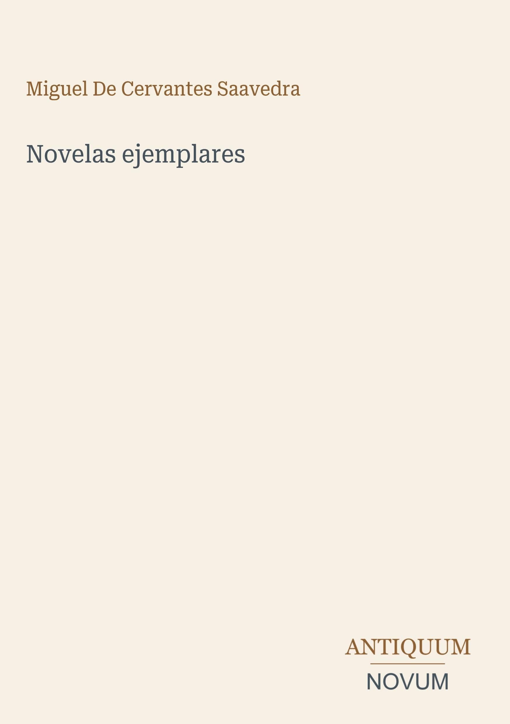 Novelas ejemplares
