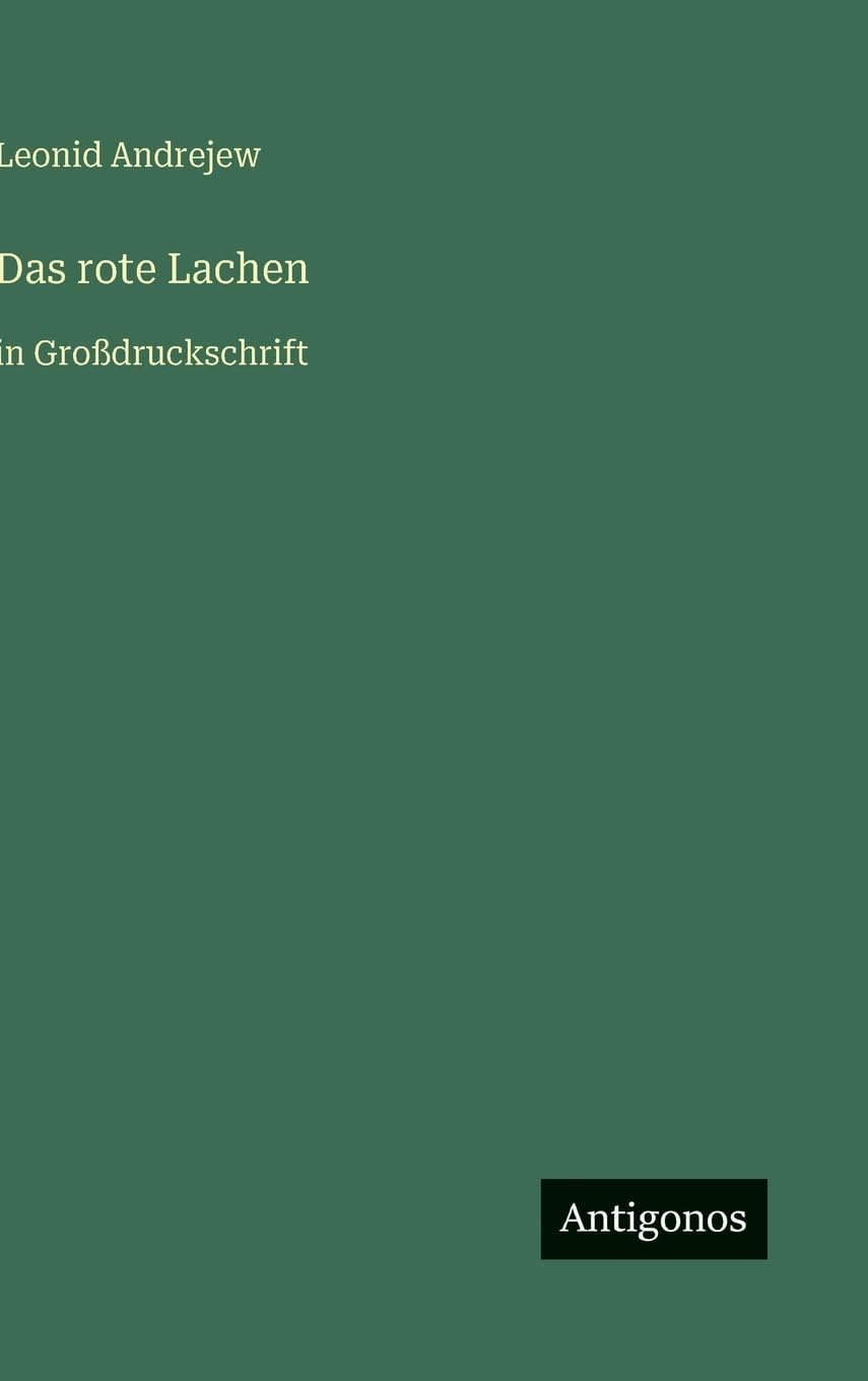 Das rote Lachen: in Großdruckschrift