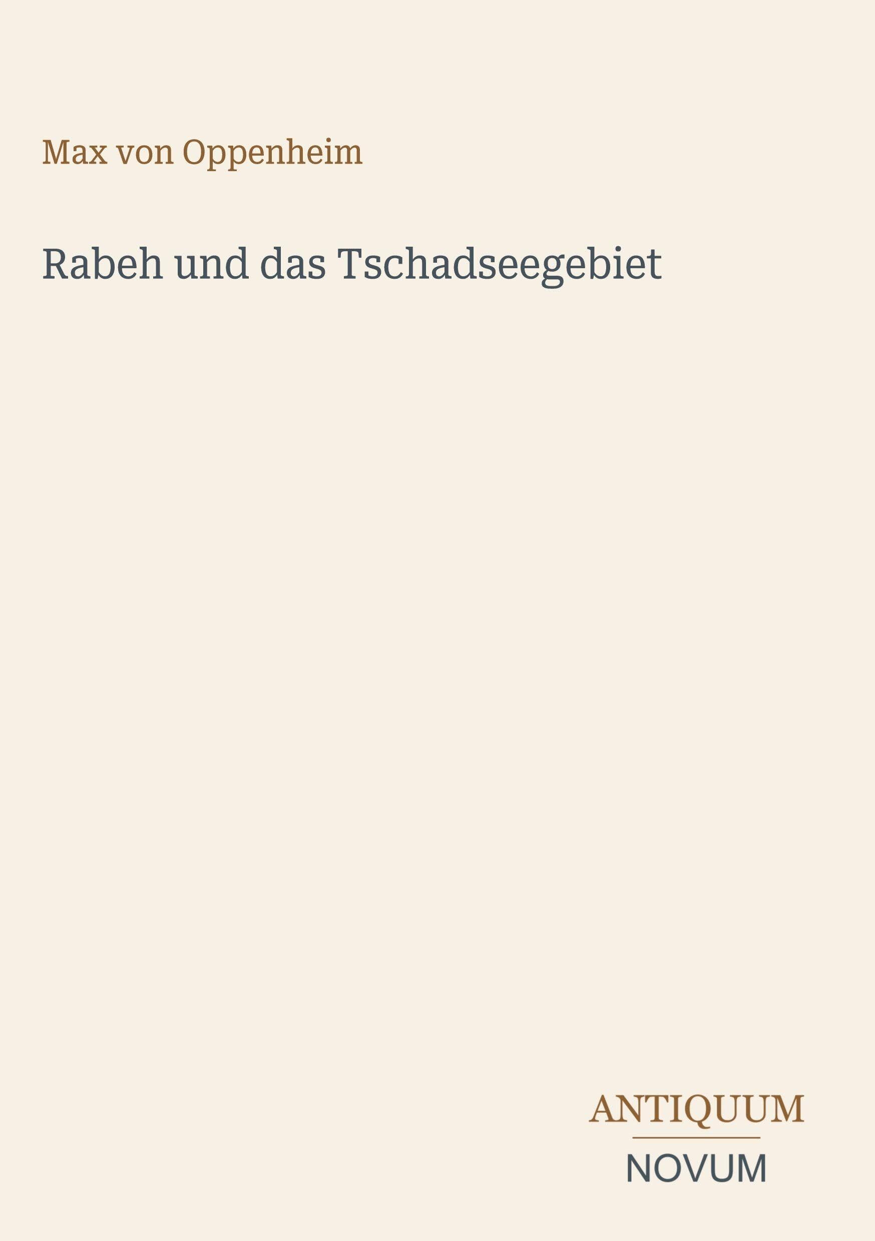 Rabeh und das Tschadseegebiet