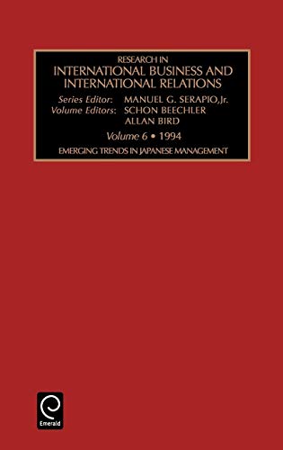 Res Int Bus Int V 6 (RESEARCH IN INTERNATIONAL BUSINESS, Band 6)