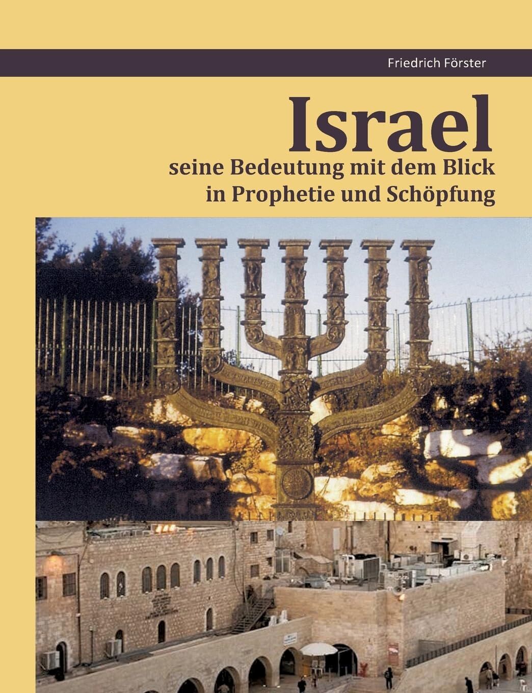 Israel seine Bedeutung mit dem Blick in Prophetie und Schöpfung